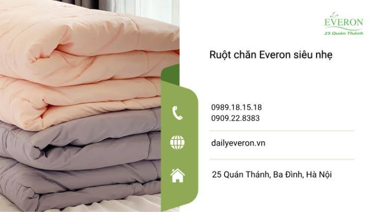 Tìm hiểu ruột chăn Everon siêu nhẹ